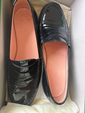 JCrew Women Winona Penny Loafer, Patent Leather
